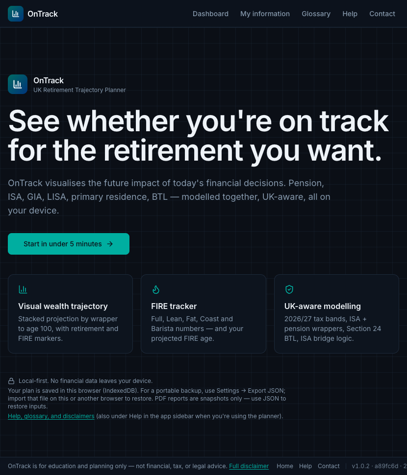 OnTrack screenshot 1