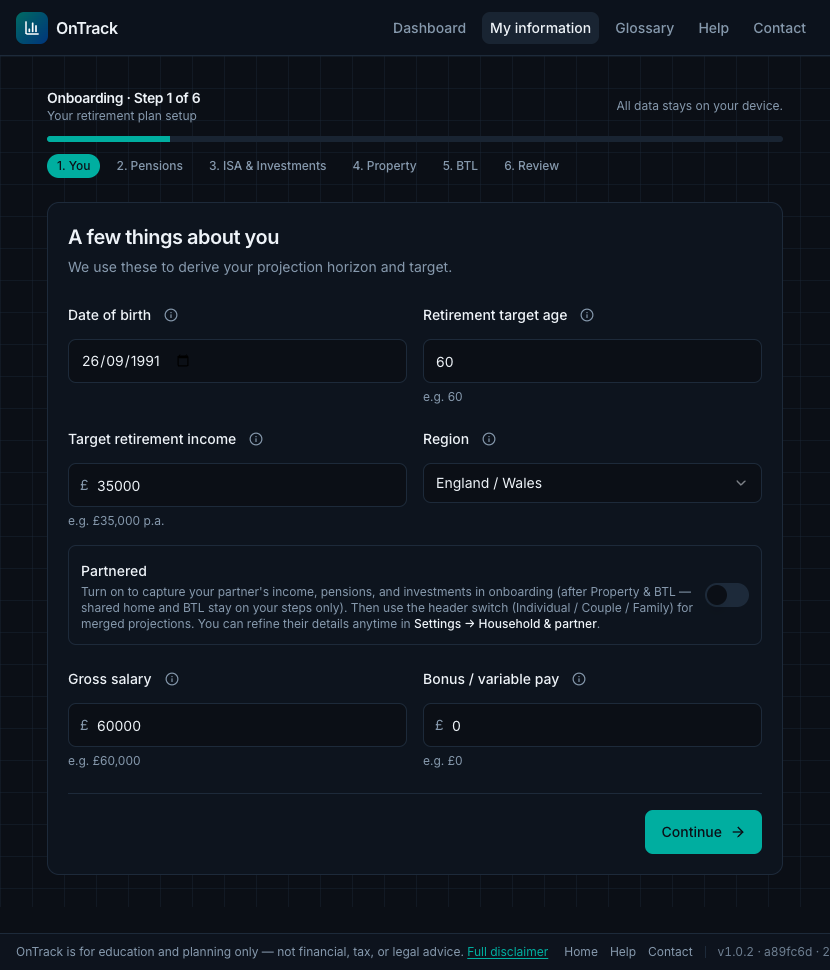 OnTrack screenshot 2